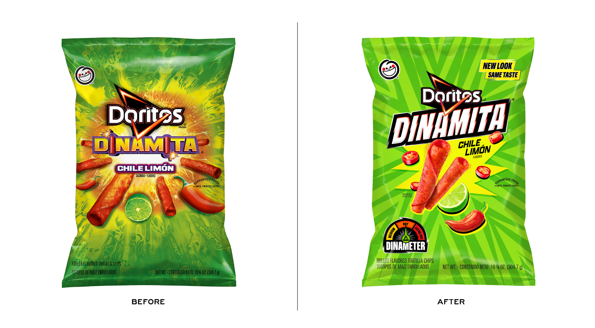 Before and After Packaging
